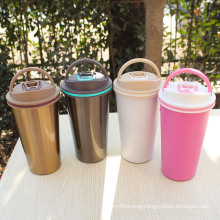 Hot Selling Vacuum Flask Stainless Steel Bottle with Rubber Handle